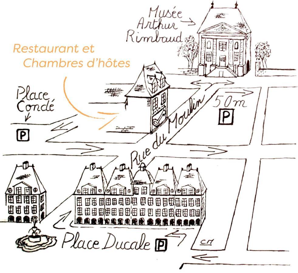 Cote Chambres Charleville-Mézières Eksteriør bilde